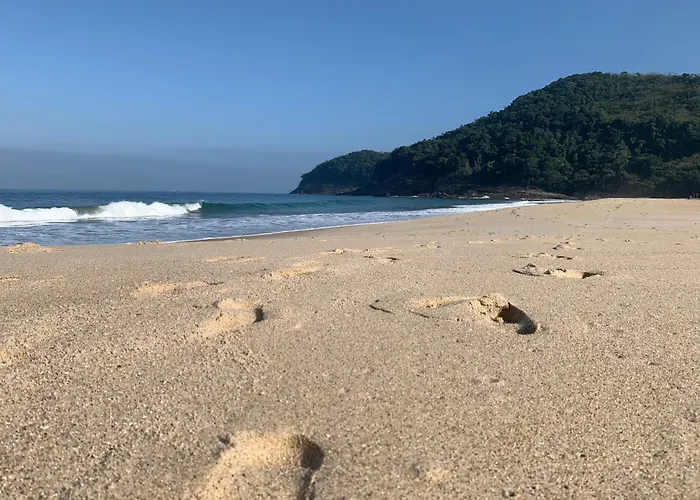 Casa Na Praia De Santiago, Proxima A Maresias!